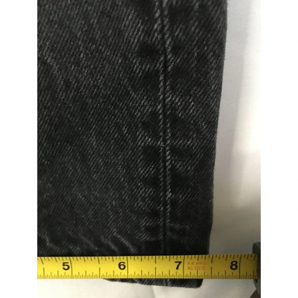 Vintage Levis 501 Black Denim Jeans Made in USA Button Fly
